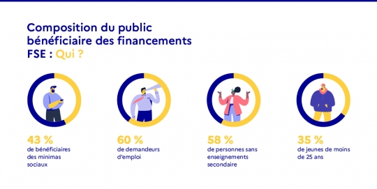 Composition du public bénéficiaire des financements FSE : Qui ?